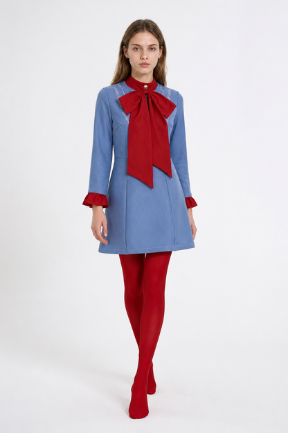 Freddie Mercury Red and Blue Cosplay Costume Costumes detail 2