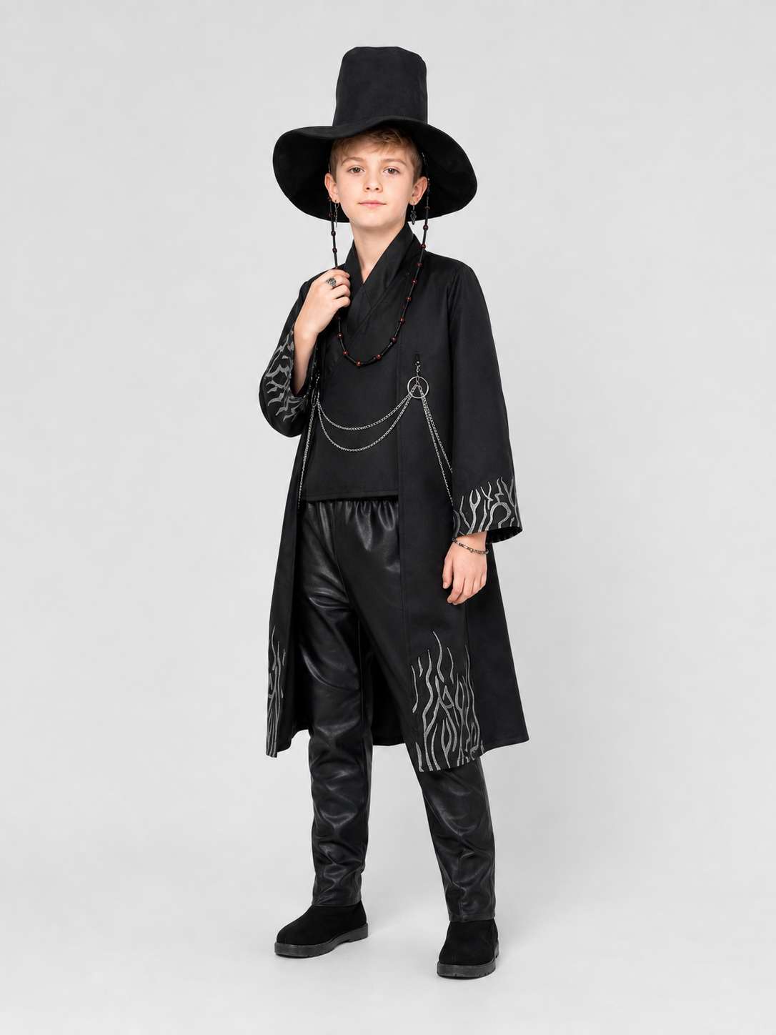 Demon Hunters Cosplay Costume, Black, Gothic Costumes detail 2