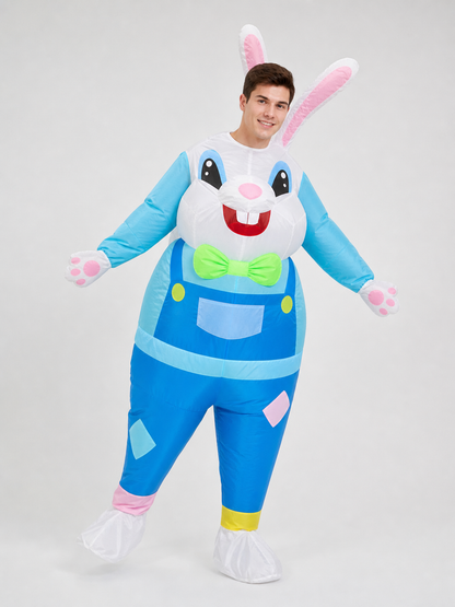 Inflatable Rabbit Figure for Easter Decor