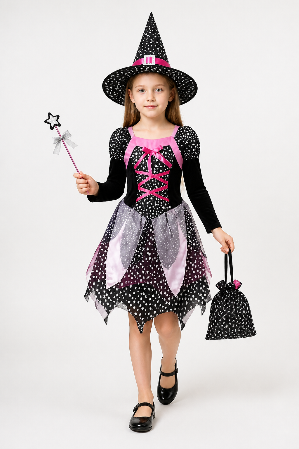 Halloween Costume: Dress, Hat, Wand, Bag Costume Dresses detail 2