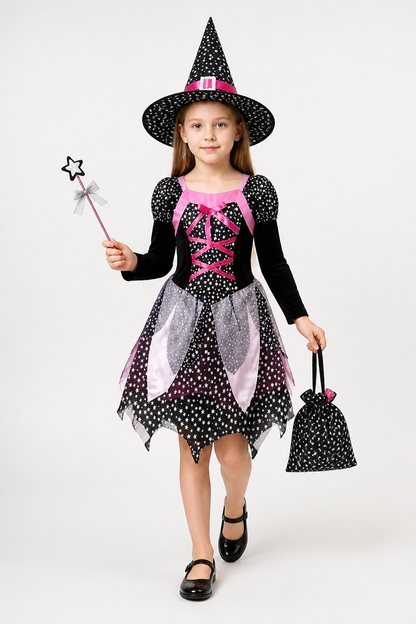 Halloween Costume: Dress, Hat, Wand, Bag Costume Dresses detail 2