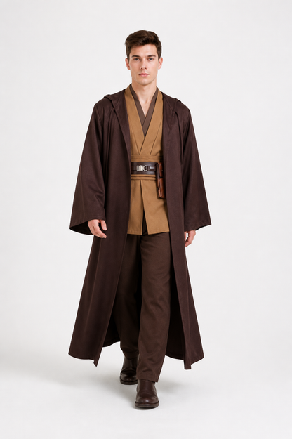 Brown Obi-Wan Kenobi Cosplay Costume Costumes detail 2