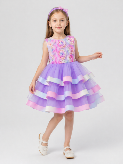 Princess Tutu Dress with a Multilayered Full Skirt