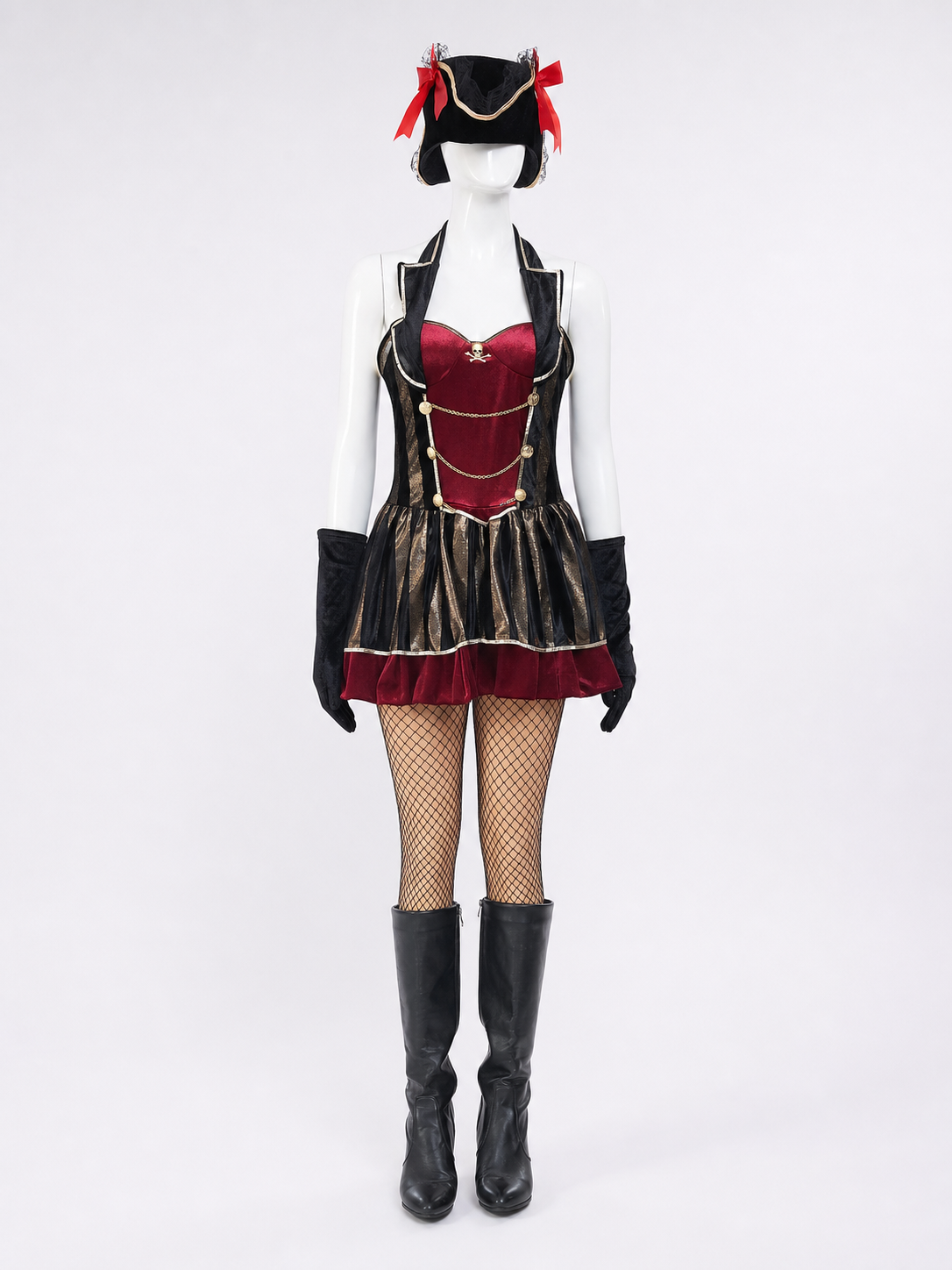 Pirate-Style Carnival Dress with Decorative Details Costume Dresses detail 2