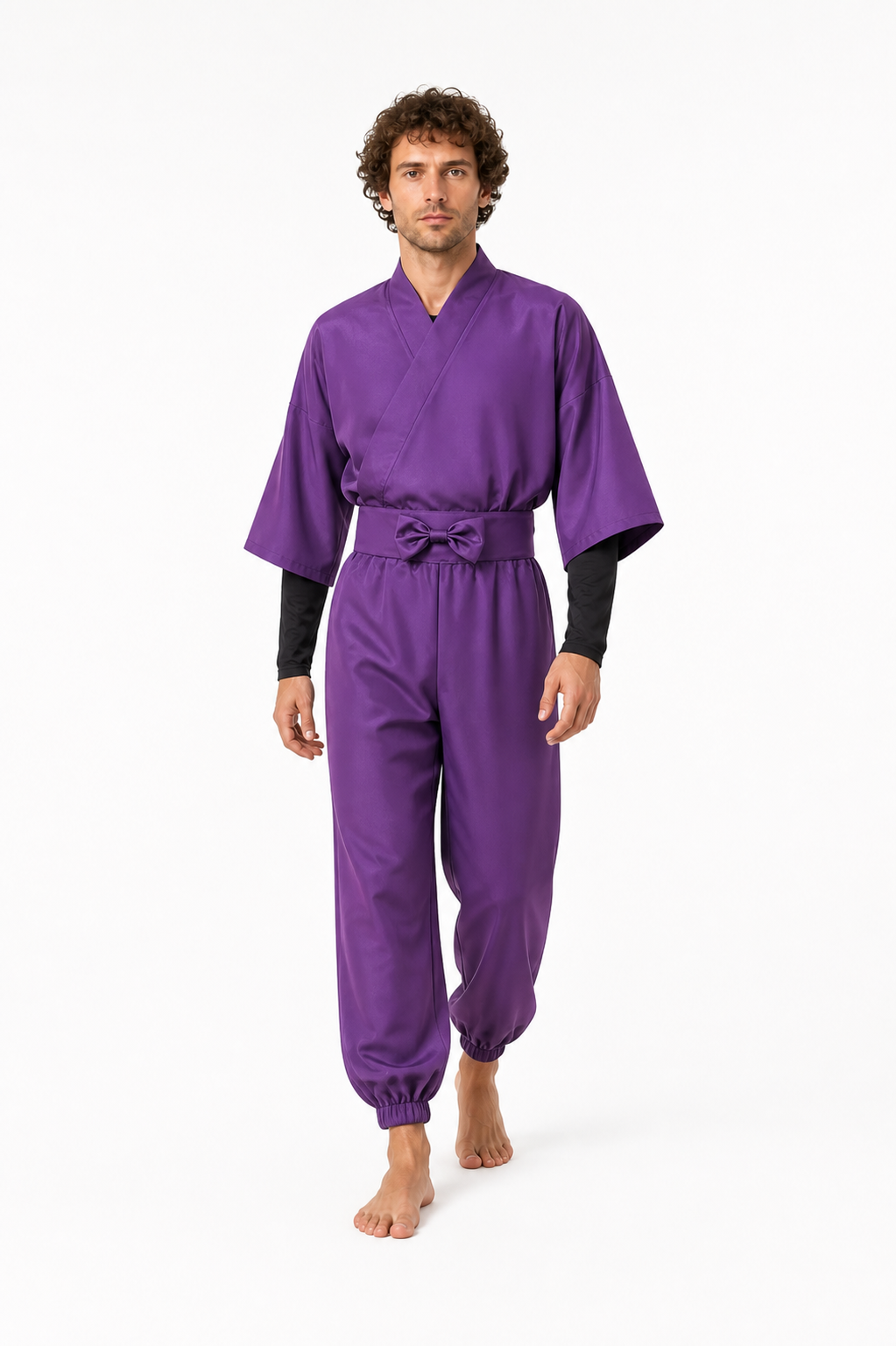 Ninja Cosplay Costume with Wide Sleeves Costumes detail 2