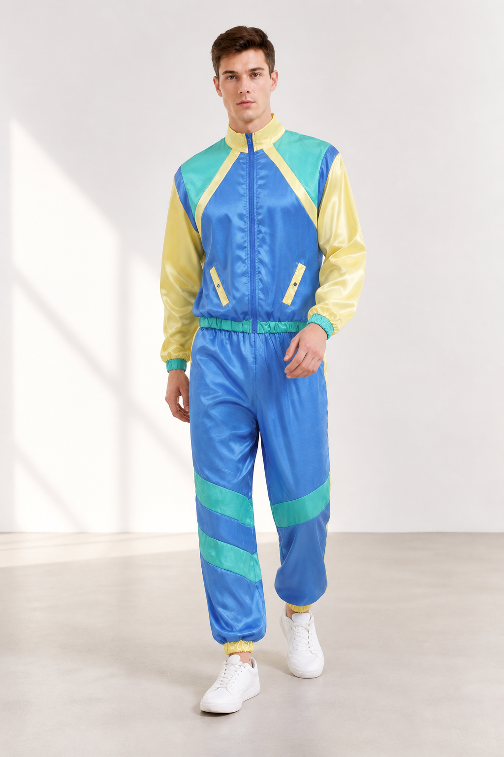 Disco Sports Jumpsuit with Front Zipper product detail 2