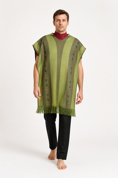 Cosplay costume with a sleeveless fringed tunic and pants Costumes detail 2