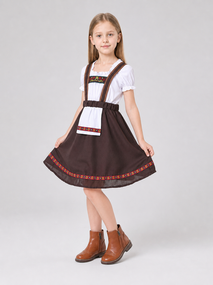 Bavarian Folk-Style Costume Dress