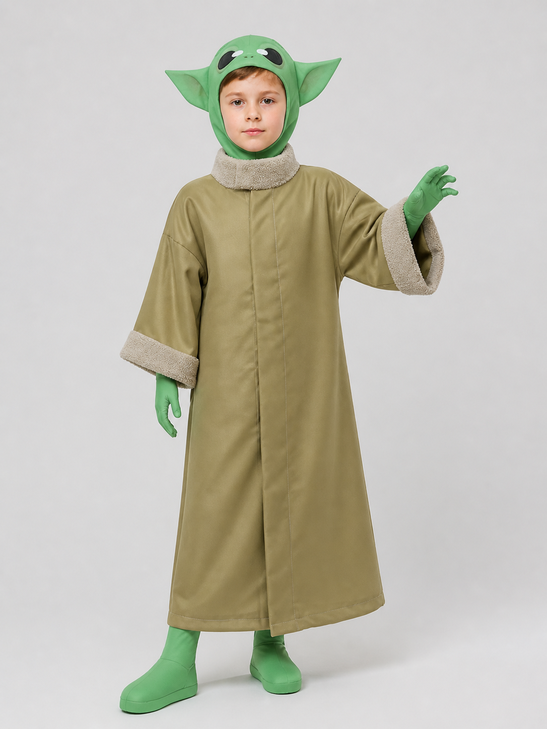 Baby Yoda Costume: Robe, Jumpsuit, and Headwear Costumes detail 2