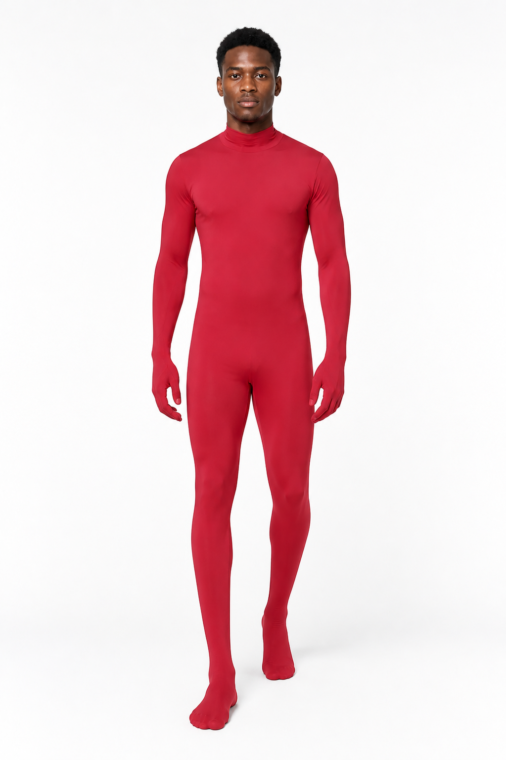 Burgundy Halloween Hooded Bodysuit
