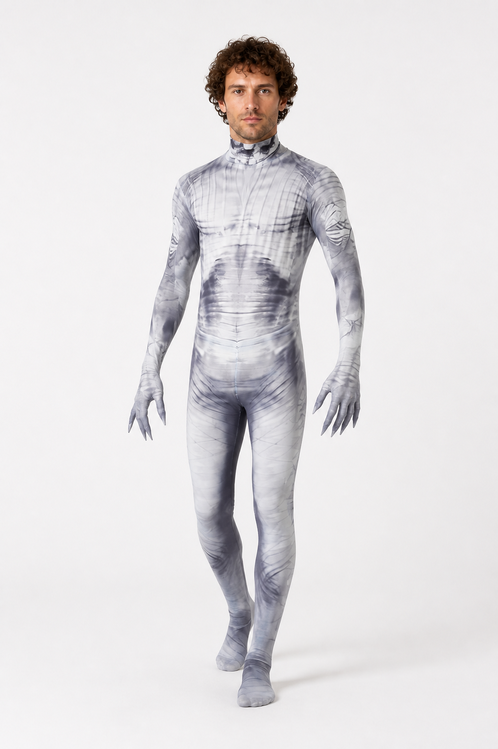 One-Piece Skeleton Costume with Long Sleeves Costumes detail 2