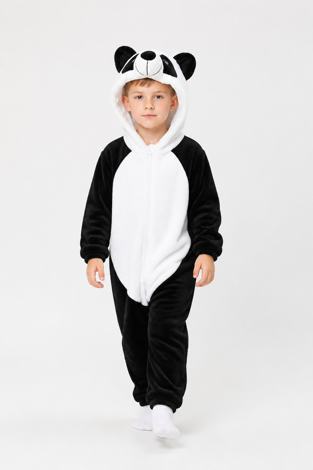 Panda Hooded Zip-Up Pajama Onesie product detail 2