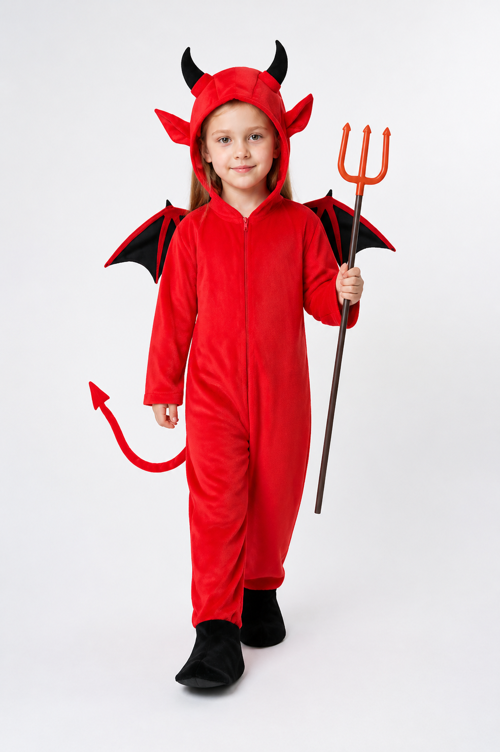 Demon Costume with Wings, Tail, and Trident Costumes detail 2