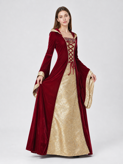 Medieval Hooded Zombie Cosplay Costume