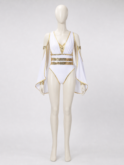 Egyptian Costume with Gold Decor and Draping