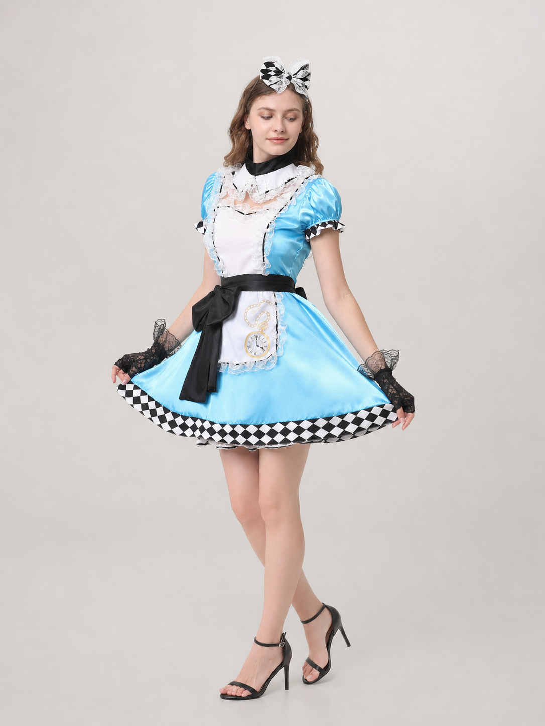 Alice Stage Costume with Apron for Cosplay