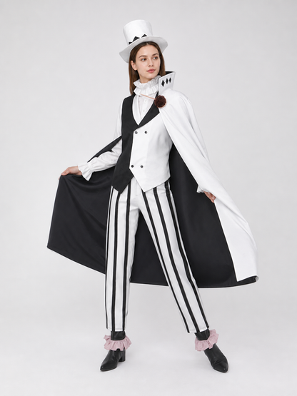 Nikolai Gogol Cosplay Costume: Cape, Vest, and Top Hat