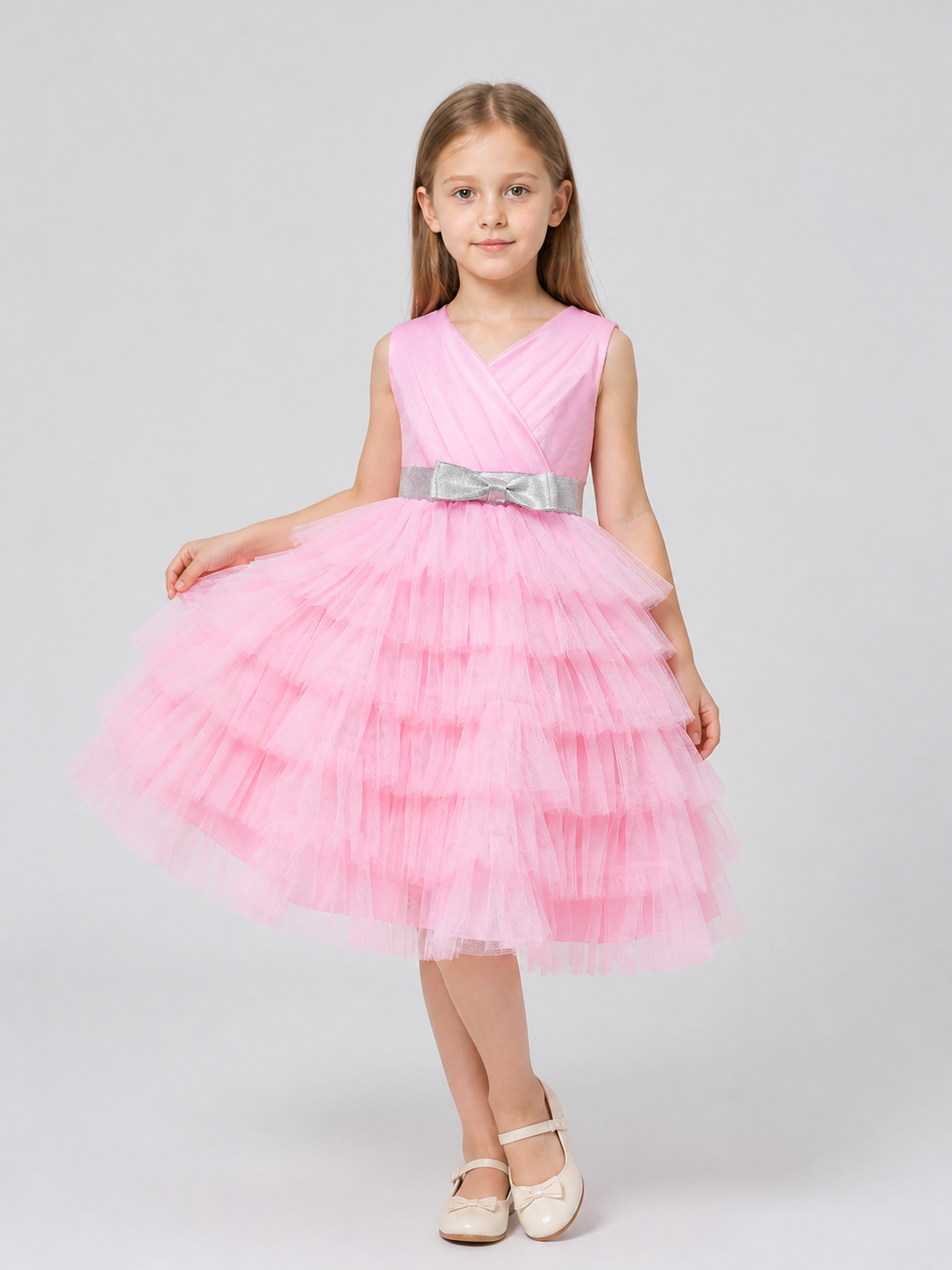 European Tutu Dress with Bow for Performances