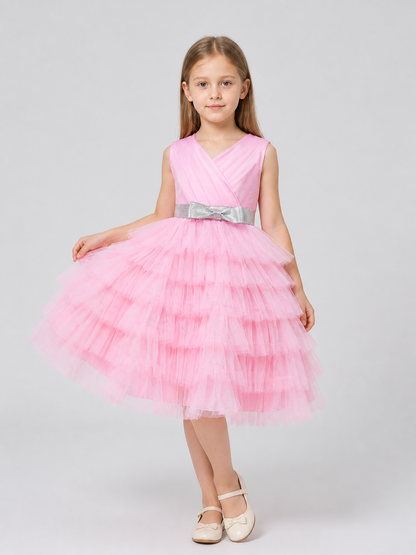 European Tutu Dress with Bow for Performances