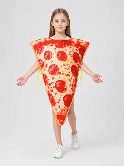 Pizza Carnival Costume with Cheese and Sausage Print Costumes detail 2