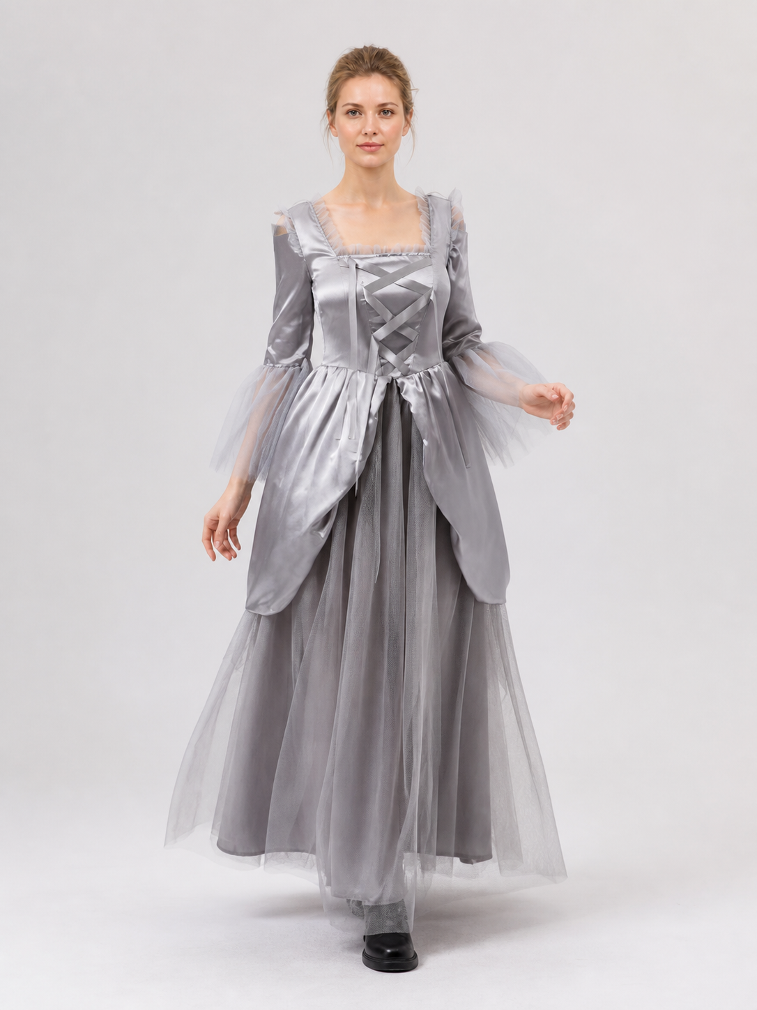 Halloween Cosplay Dress, Gothic, Gray Costume Dresses detail 2