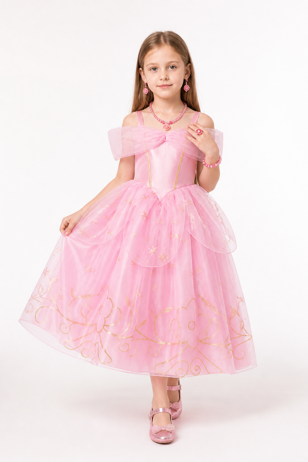 Girls' Princess Costume with Accessories Costume Accessories detail 2