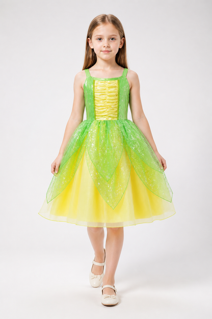Puffy Princess Dress for Girls with Stars Costume Dresses detail 2
