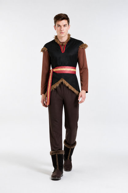 4-Piece Cosplay Costume with Vest and Belt Costumes detail