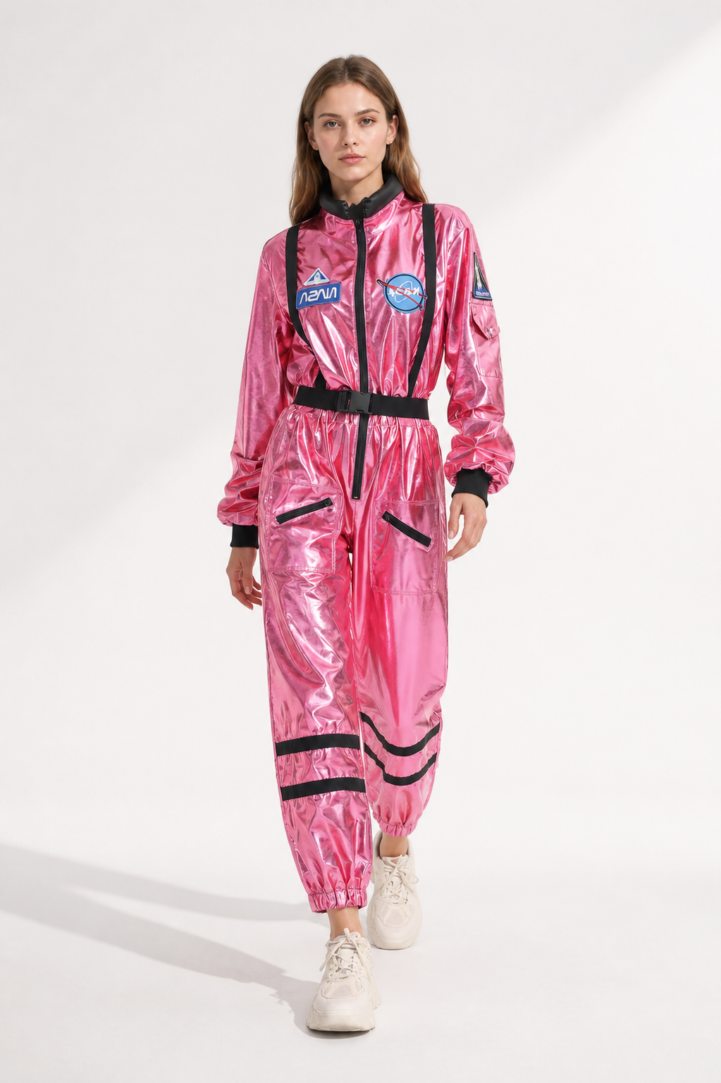 Pink Jumpsuit with Space Patches product detail