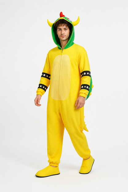 One-Piece Character Costume with Hood and Shell Costumes detail 2