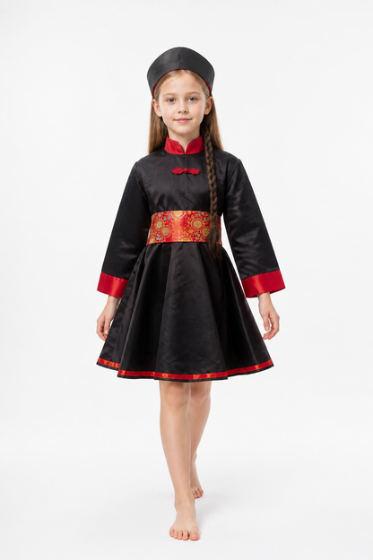 Zombie Costume Dress with Red Belt for Halloween Costume Dresses detail 2