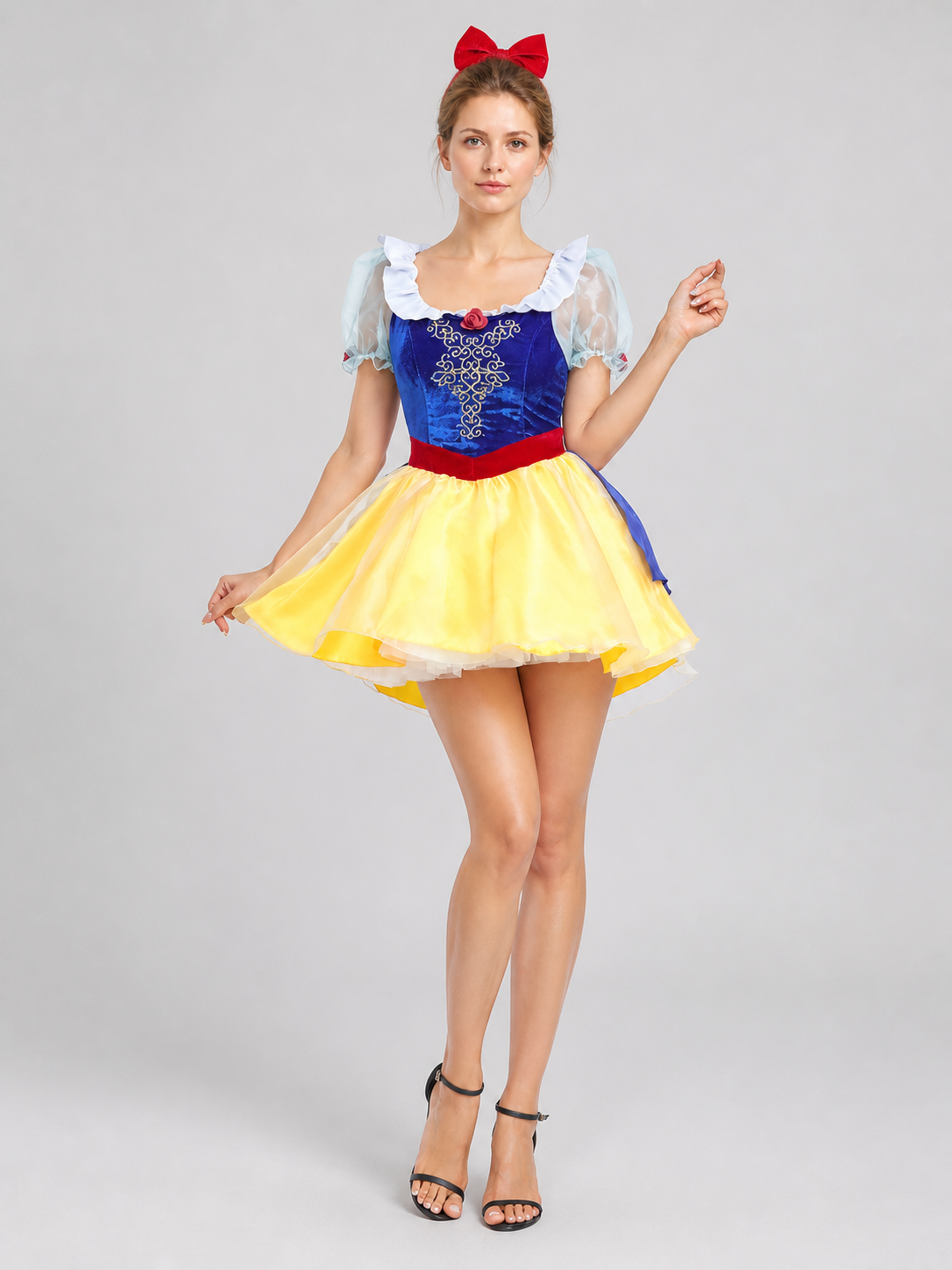 Snow White Dress with Full Skirt for Cosplay