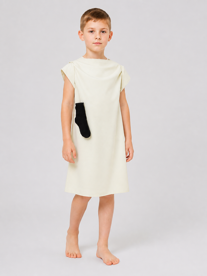 Dobby Cosplay Costume, Cream Sleeveless Dress Costume Dresses detail 2