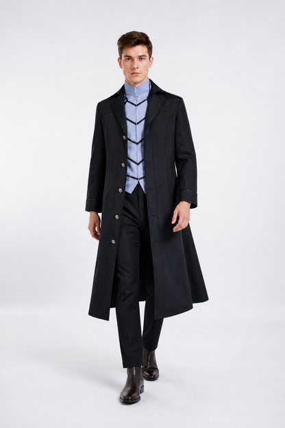 Joker Cosplay Costume with Coat, Shirt, and Pants Costumes detail