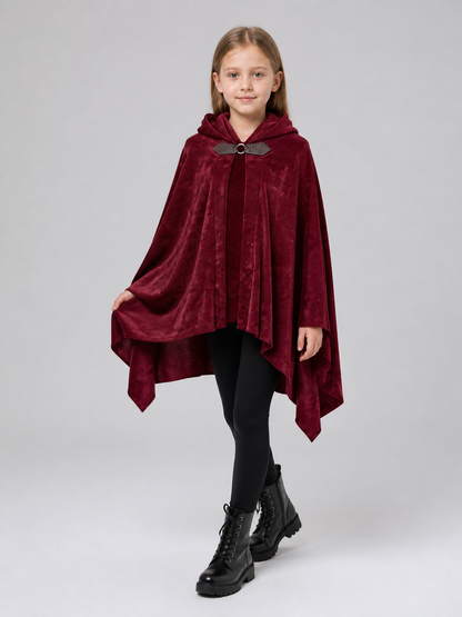 Elf Hooded Cloak with a Pointed Hem for Cosplay Costume Capes detail 2