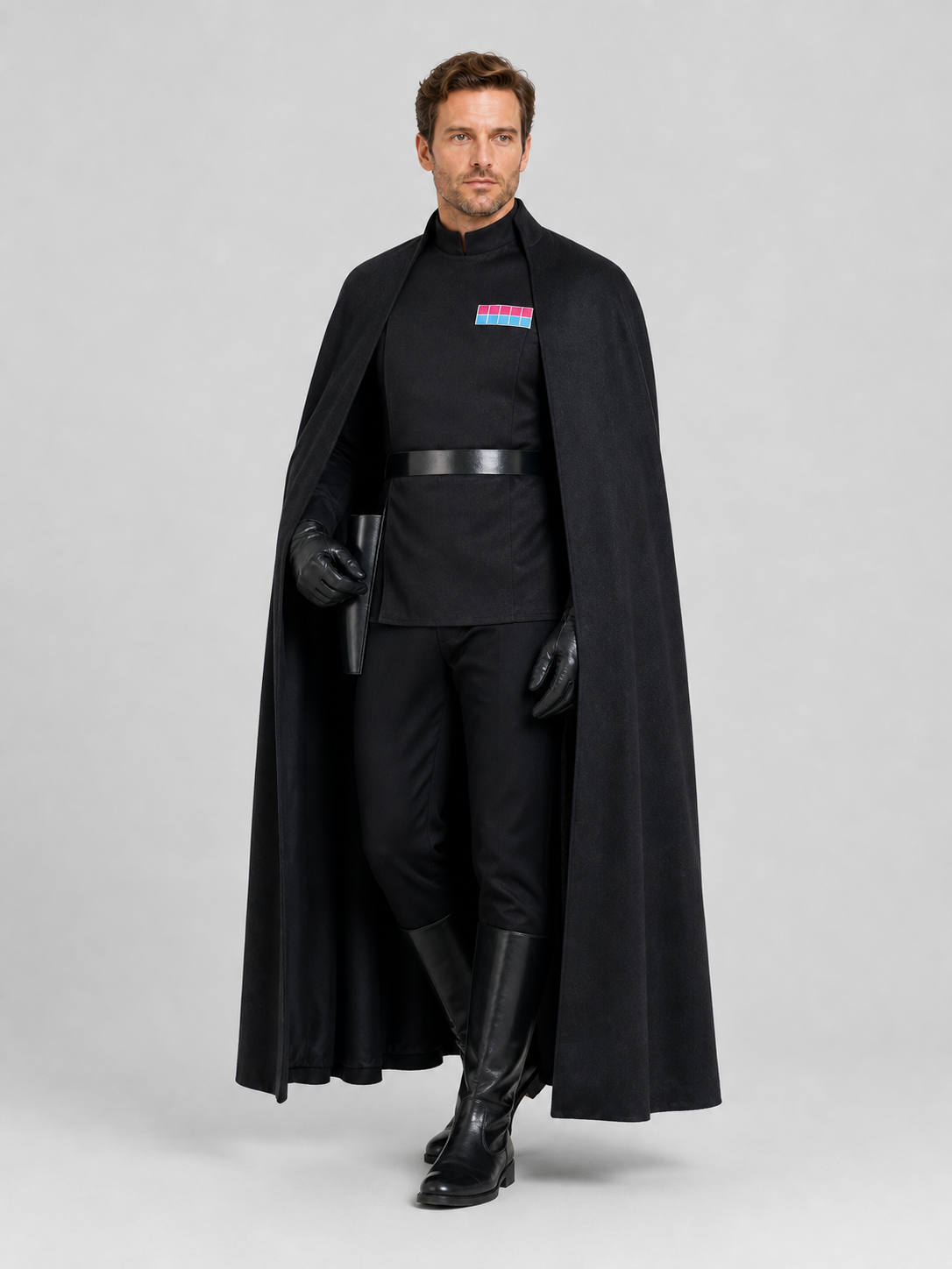 Black Star Wars Imperial Officer Cosplay Costume Costumes detail 2
