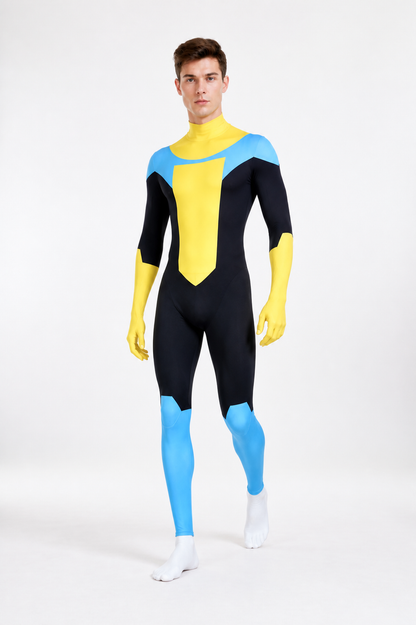 Omni-Man Cosplay Suit, Hooded Jumpsuit