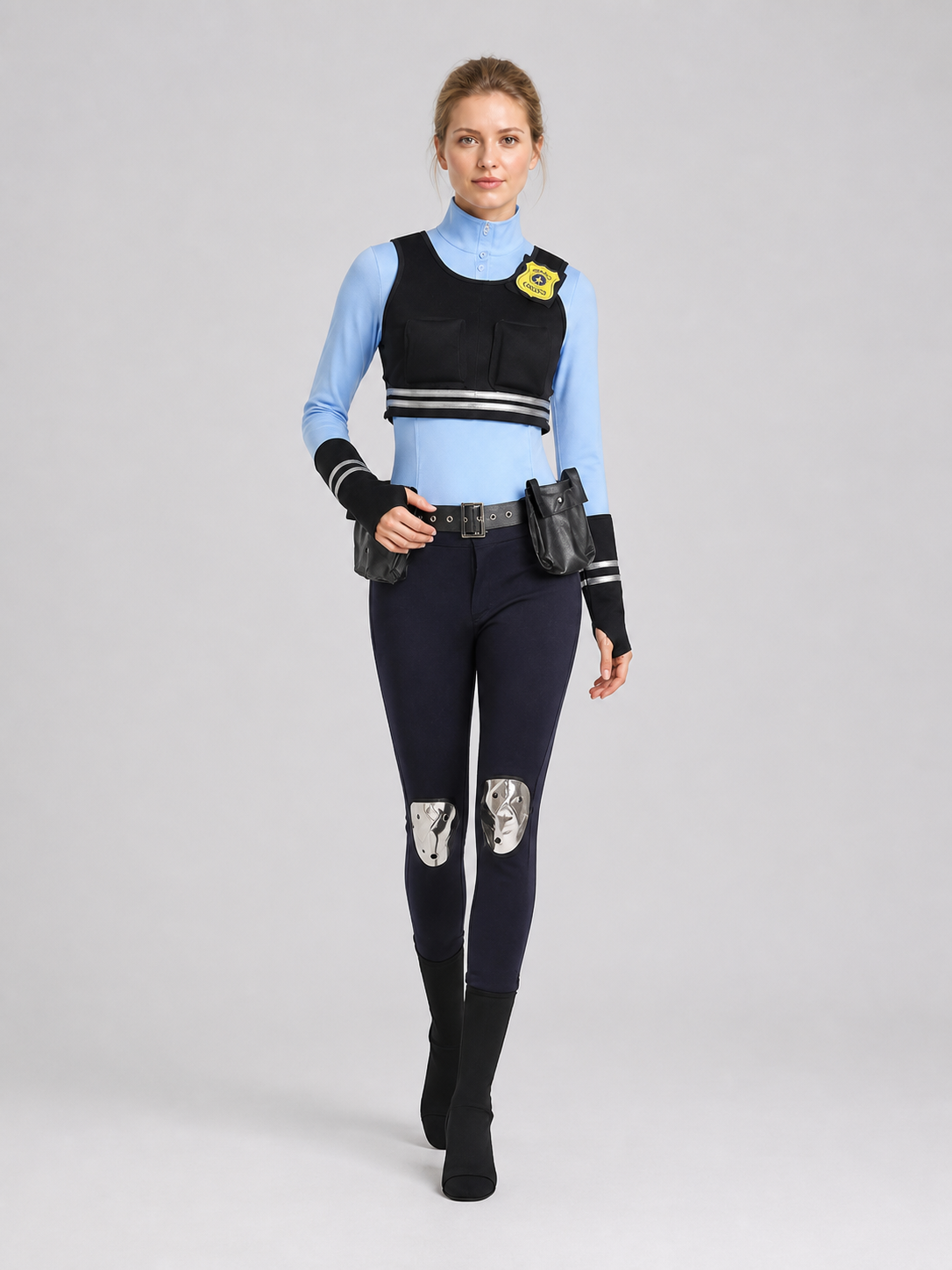 Judy Police Officer Cosplay Costume from Zootopia Costumes detail 2