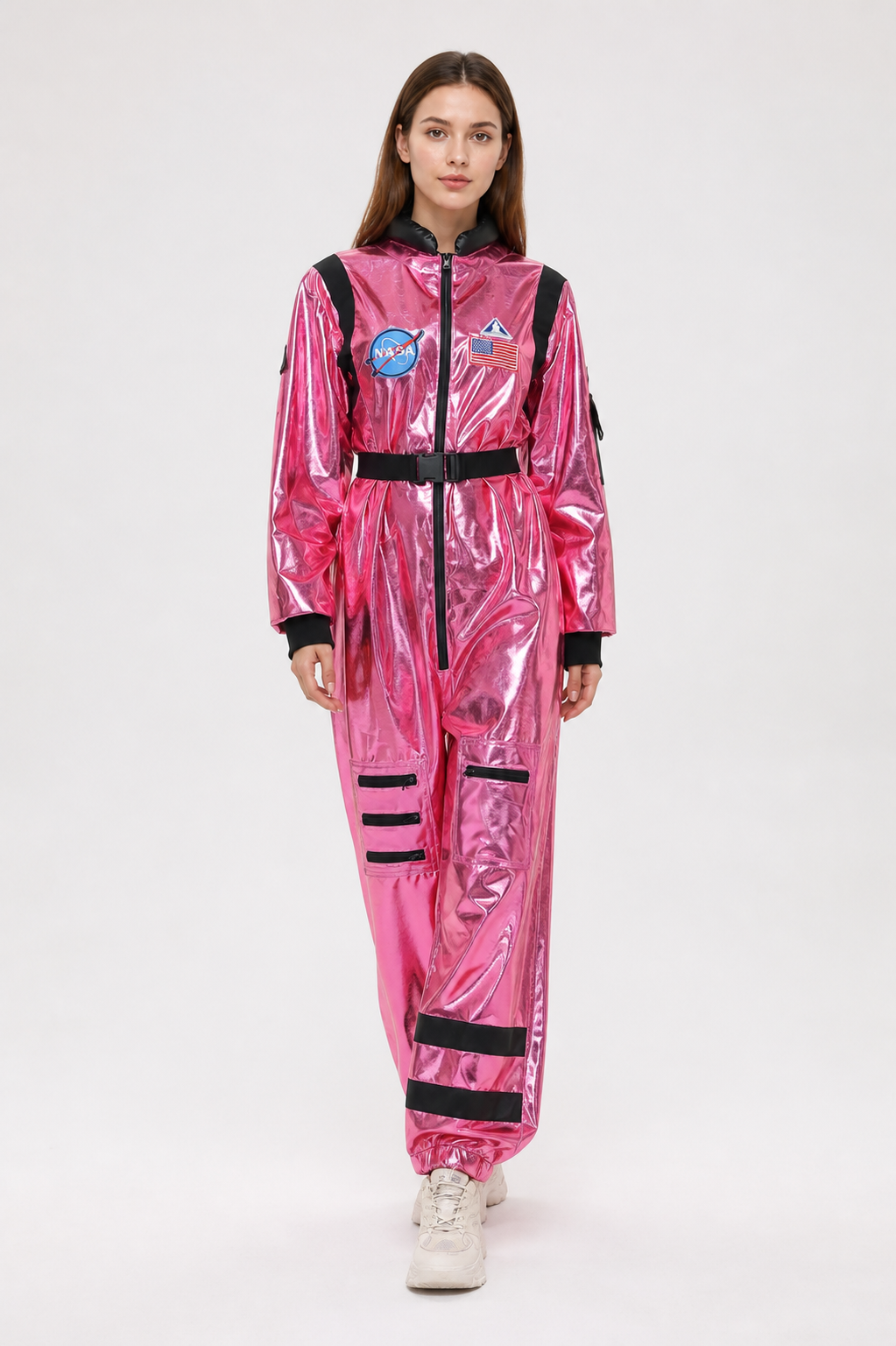 NASA Astronaut Jumpsuit with Hood and Belt