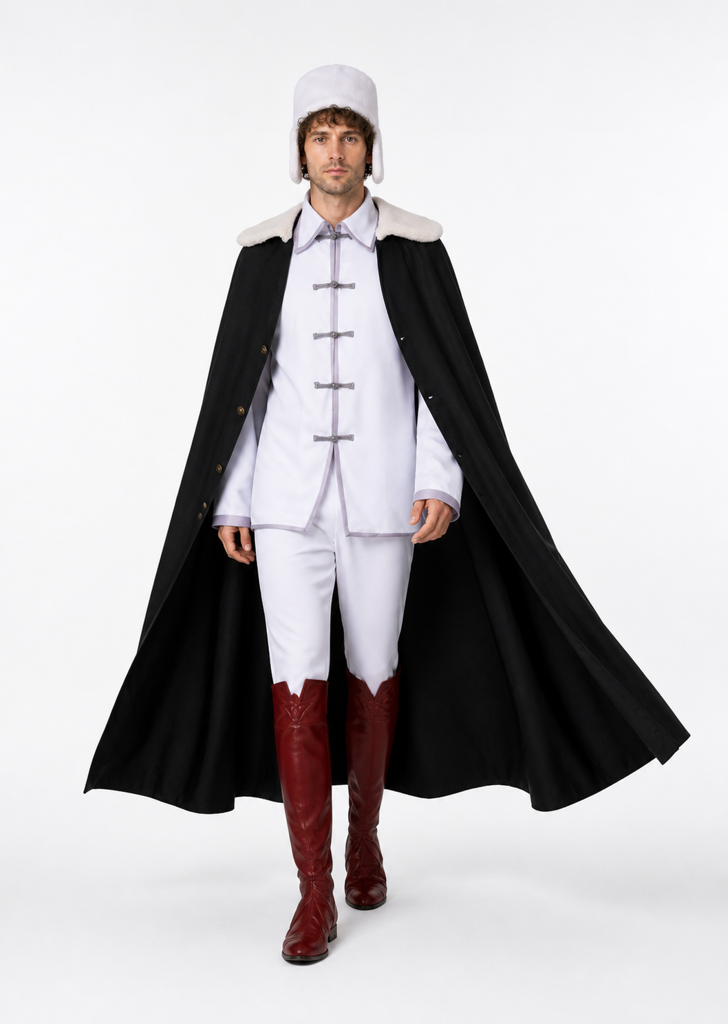 Fyodor D. Cosplay Costume with Cape and Hat Costume Capes detail 2
