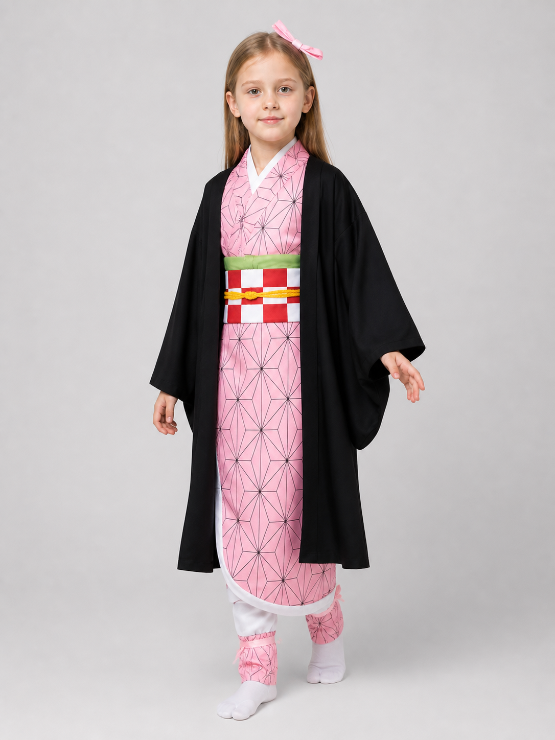 Demon Slayer Cosplay Costume with Cape Costume Capes detail 2