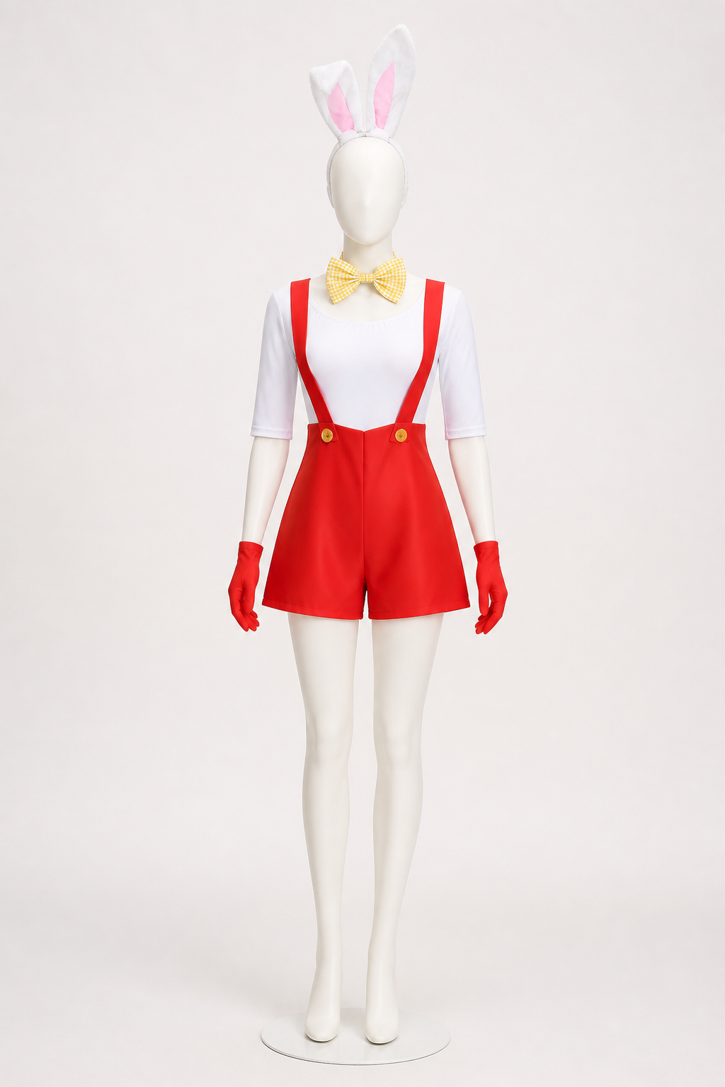 Bunny Cosplay Costume, Red Shorts Costumes detail