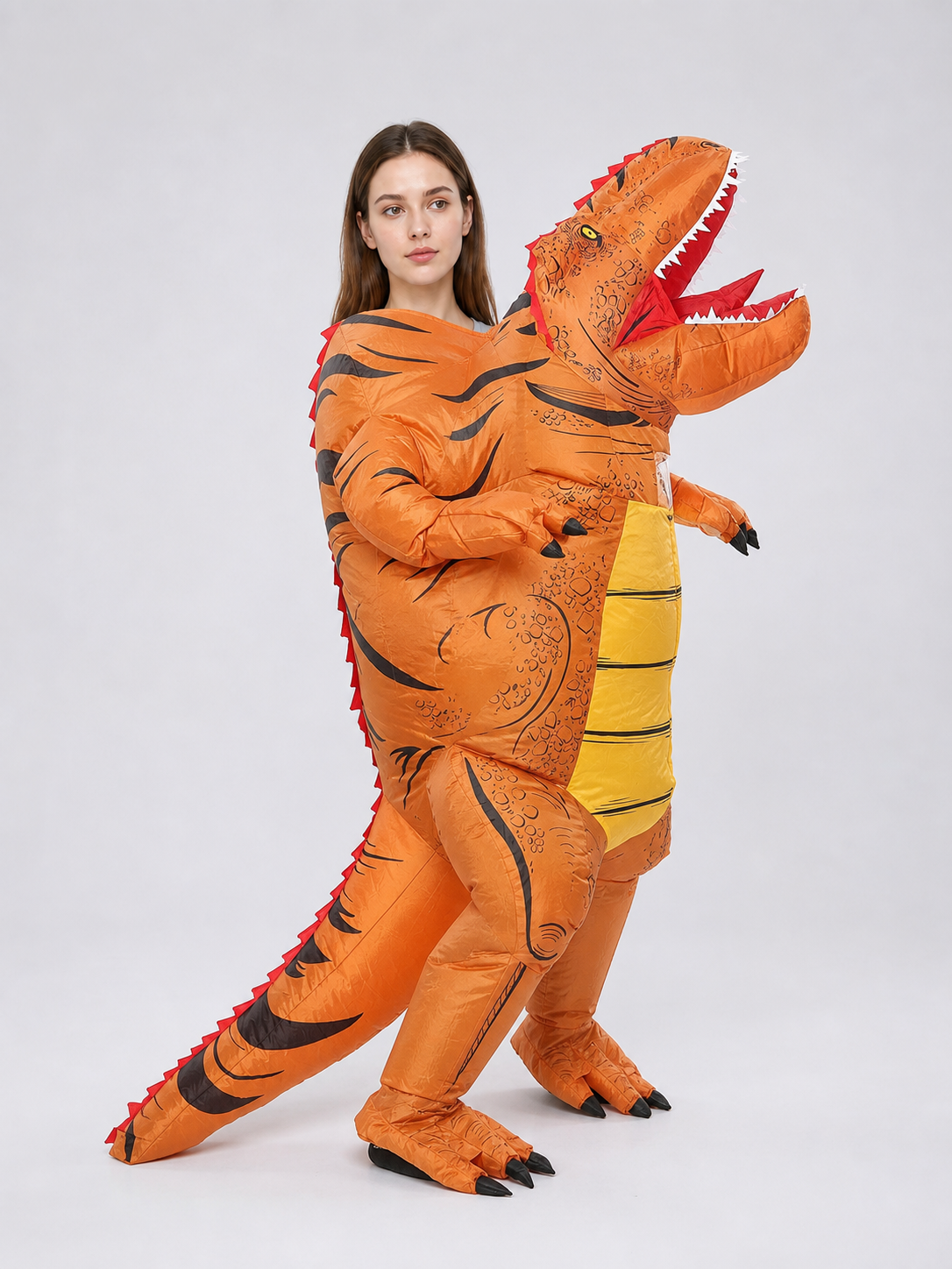 Inflatable Tyrannosaurus Dinosaur Costume for Halloween