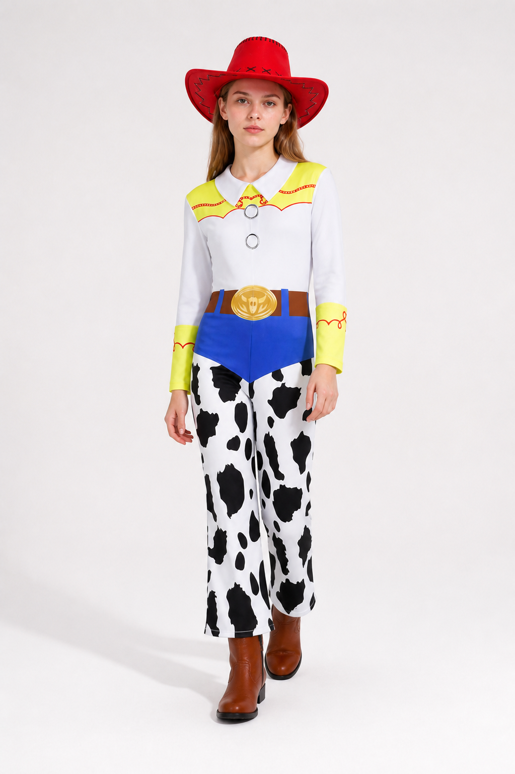 Character cosplay costume, jumpsuit with hat Costume Headwear detail 2