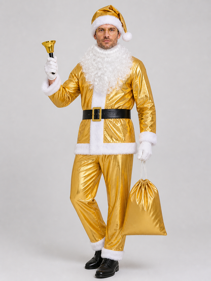 Gold Ded Moroz Costume, 10-Piece Set Costumes detail 2