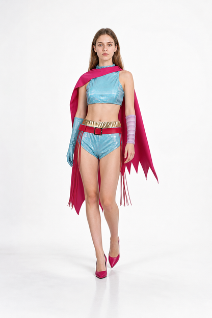 Character costume set with top, shorts, and accessories Costume Accessories detail 2