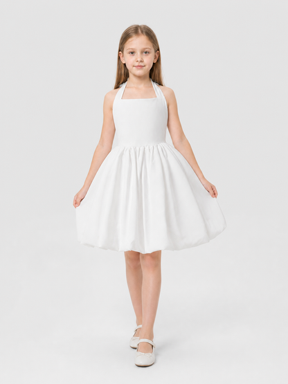 Dressy Dress with Neck Ties, Bow, and Full Skirt Costume Dresses detail 2