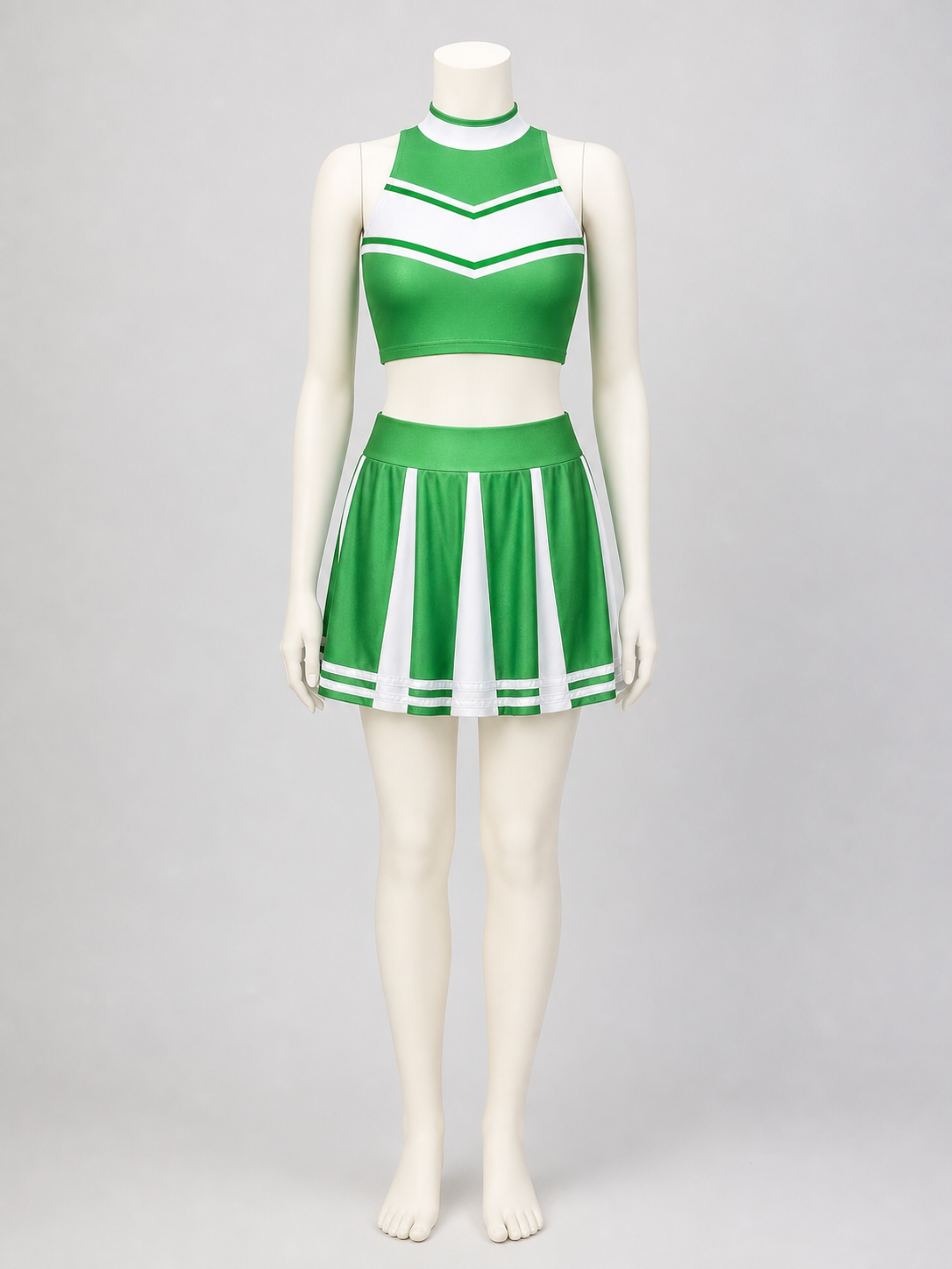 Cheerleading Costume: Striped Top and Skirt Costumes detail 2