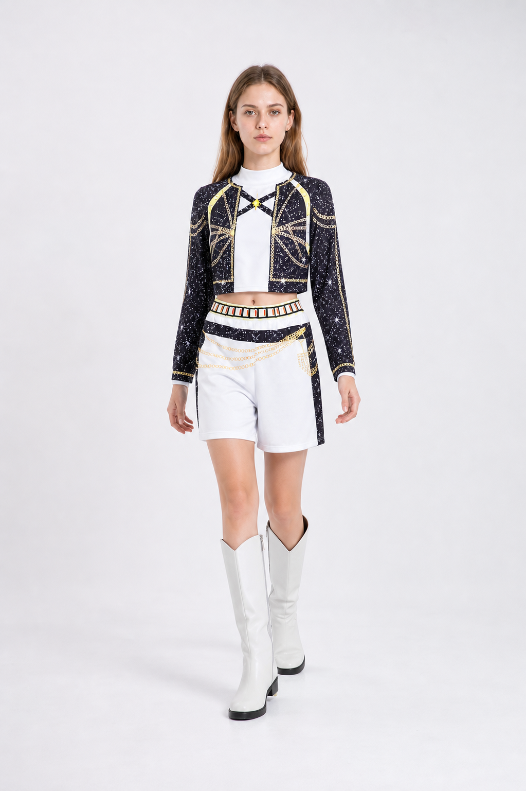 Stage Costume with Long Sleeves and Shorts Costumes detail 2