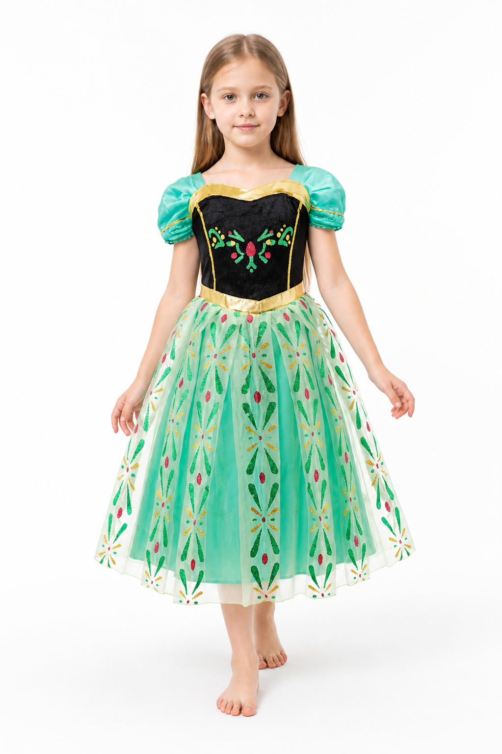 Sequin Carnival Dress with a Full Skirt Costume Dresses detail 2
